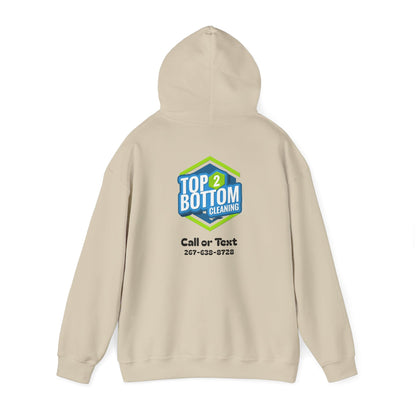 Top 2 Bottom Cleaning Hooded Sweatshirt