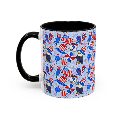 Patriotic Accent Coffee Mug