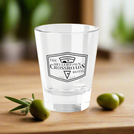 Shot Glass 1.5oz - Hellertown Crossroads Hotel Design