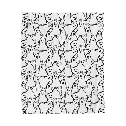Spooky Ghost Plush Blanket