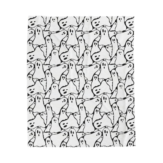 Spooky Ghost Plush Blanket