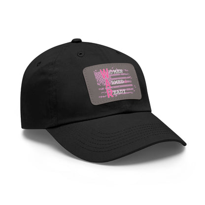 Women Armed & Ready Pink Flag With Leather Patch