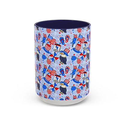 Patriotic Accent Coffee Mug