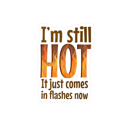I'm Still Hot Funny Vinyl Decals