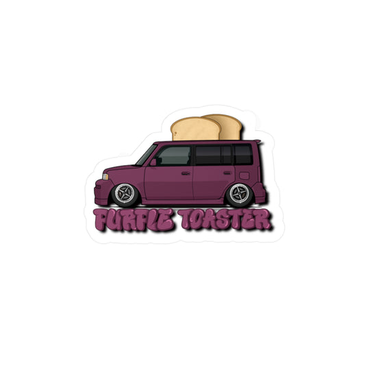 Purple Toaster Vinyl Decals