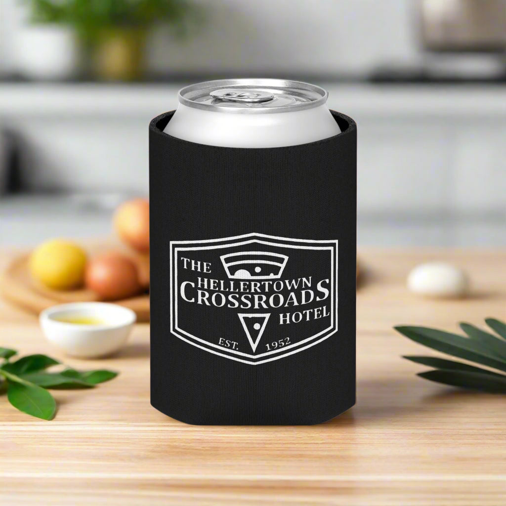 The Hellertown Crossroads Hotel Can Cooler - Coozy