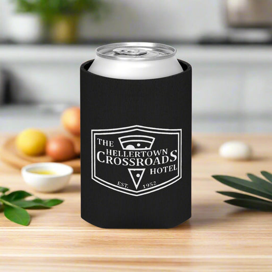 The Hellertown Crossroads Hotel Can Cooler - Coozy