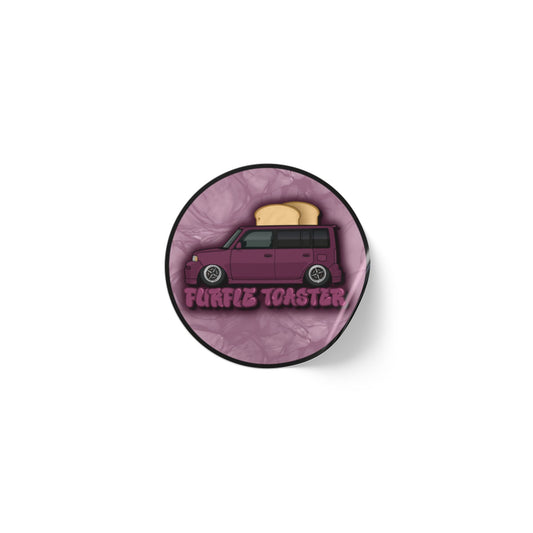 Purple Toaster Sticker Roll