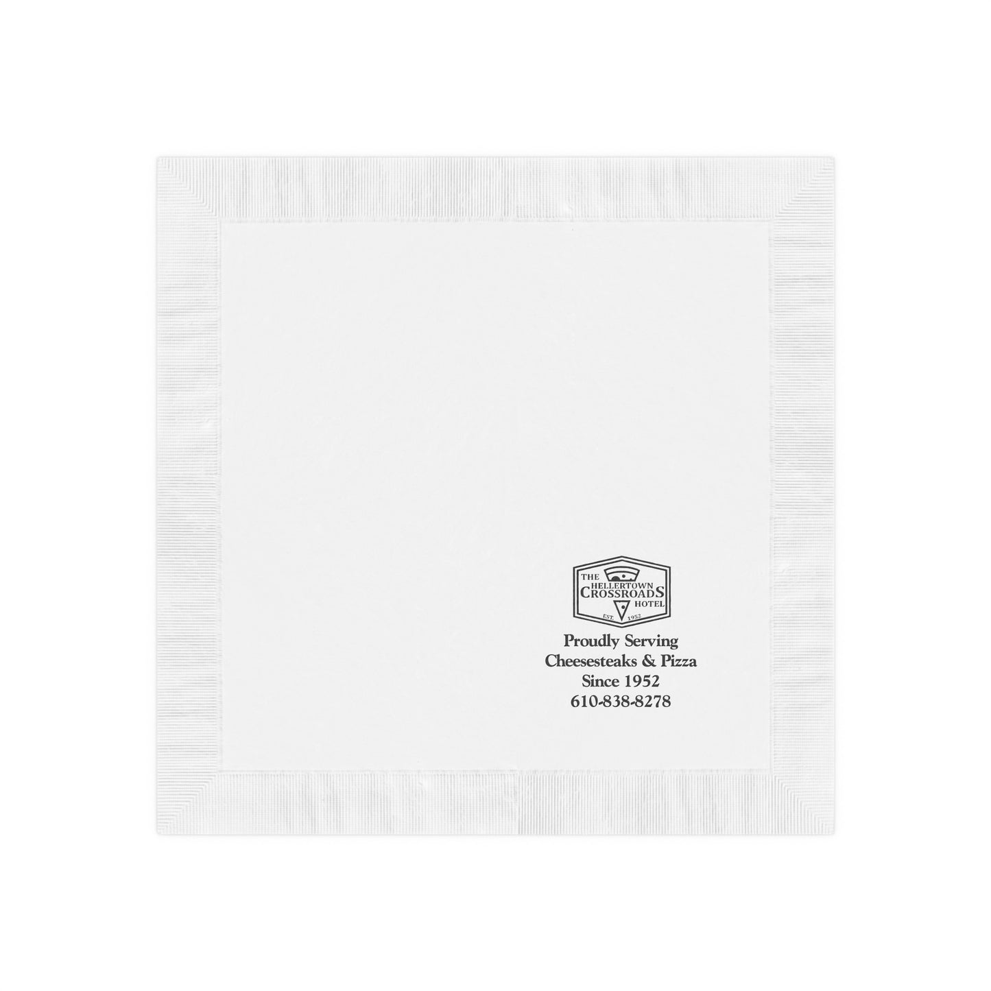 Cocktail Napkins - Hellertown Crossroads Hotel Design