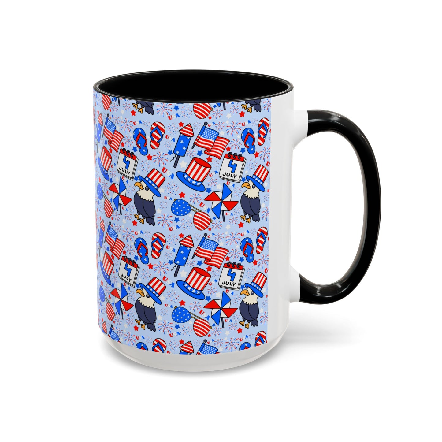 Patriotic Accent Coffee Mug