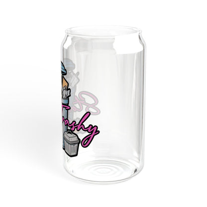 Stay Trashy Sipper Glass - 16oz Reusable Drinking Cup with Straw