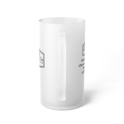Frosted Glass Beer Mug 16oz - Hellertown Crossroads Hotel