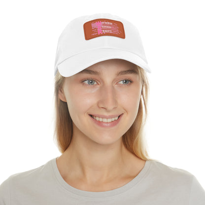 Women Armed & Ready Pink Flag With Leather Patch