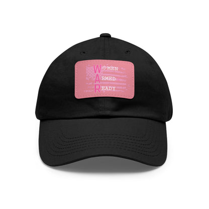 Women Armed & Ready Pink Flag With Leather Patch