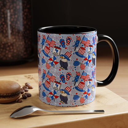Patriotic Accent Coffee Mug