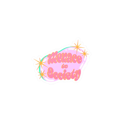 Menace to Society Kiss Cut Vinyl Decal