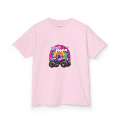 Kids Tee — Rainbow Monster Truck "Smash" Graphic