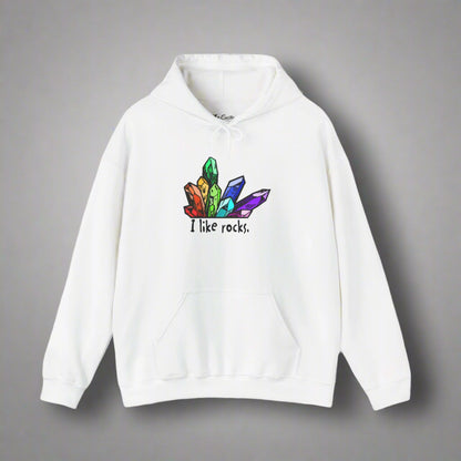 I Like Rocks Hooded Sweatshirt