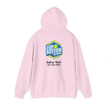 Top 2 Bottom Cleaning Hooded Sweatshirt