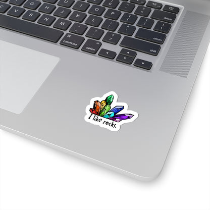 I Like Rocks Sticker
