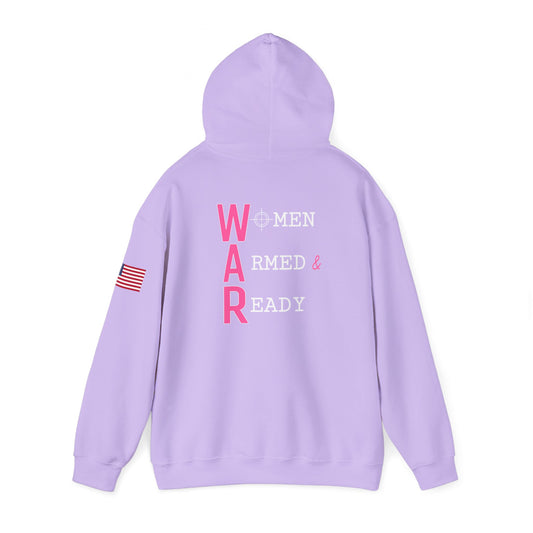 Women Armed & Ready Hooded Sweatshirt