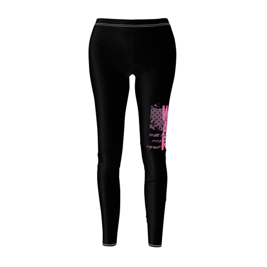 Women Armed & Ready Black Casual Leggings