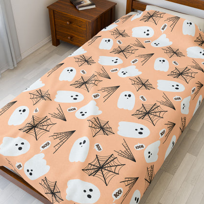 Halloween Ghosts Plush Blanket