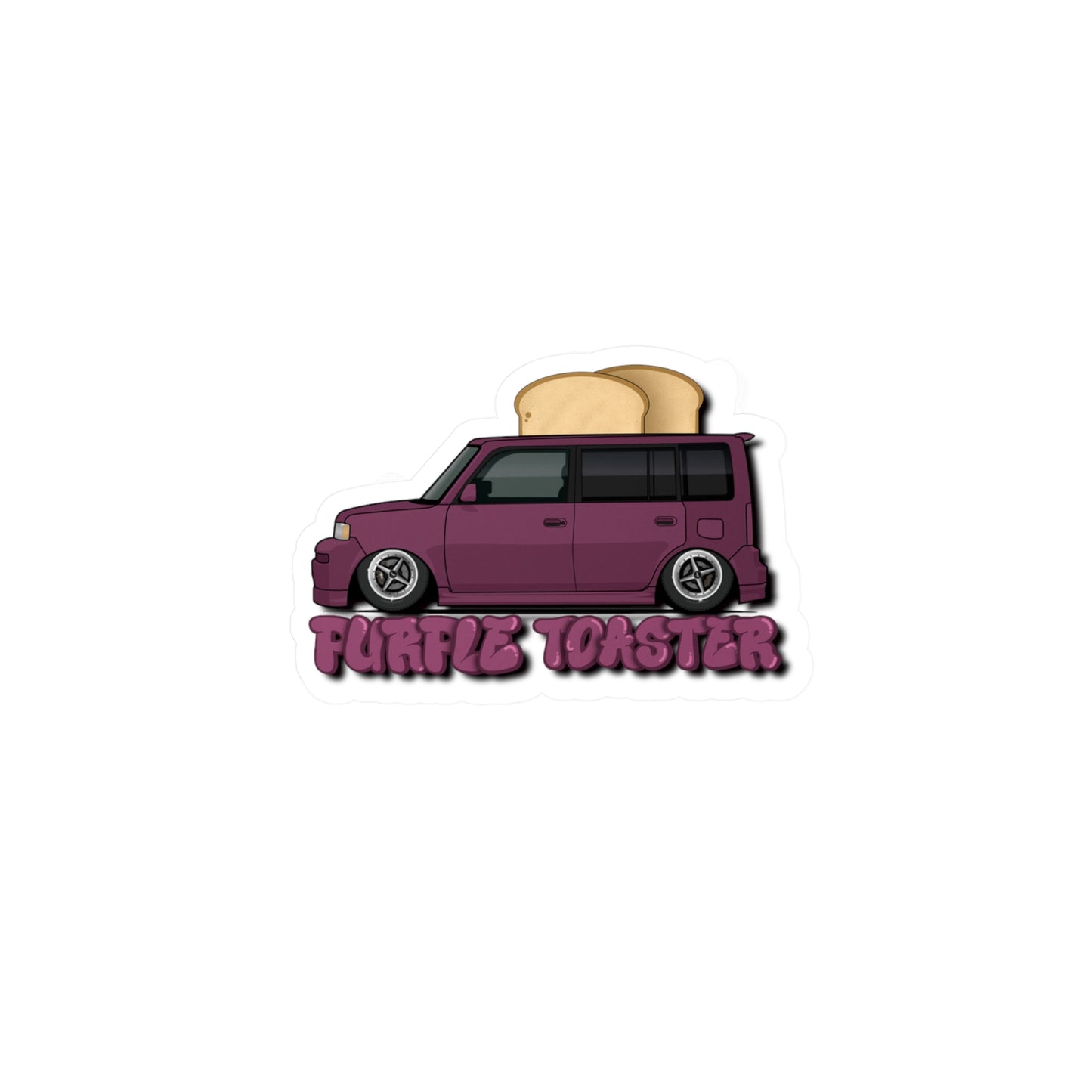 Purple Toaster Vinyl Decals