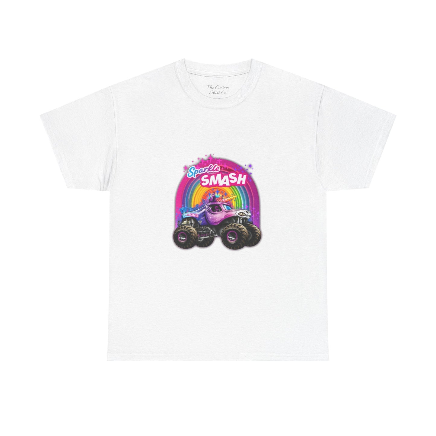 Monster Truck Rainbow Tee — "Smash"  Graphic T-Shirt