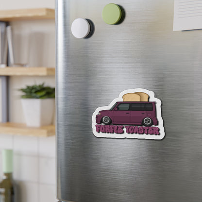 Purple Toaster Die-Cut Magnets