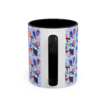 Patriotic Accent Coffee Mug