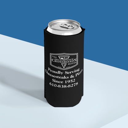 The Hellertown Crossroads Hotel - Slim Can Cooler - Coozy
