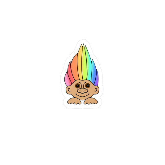 Rainbow Troll Vinyl Decal