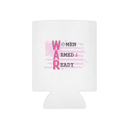 Women Armed & Ready Can Cooler