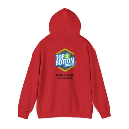 Top 2 Bottom Cleaning Hooded Sweatshirt