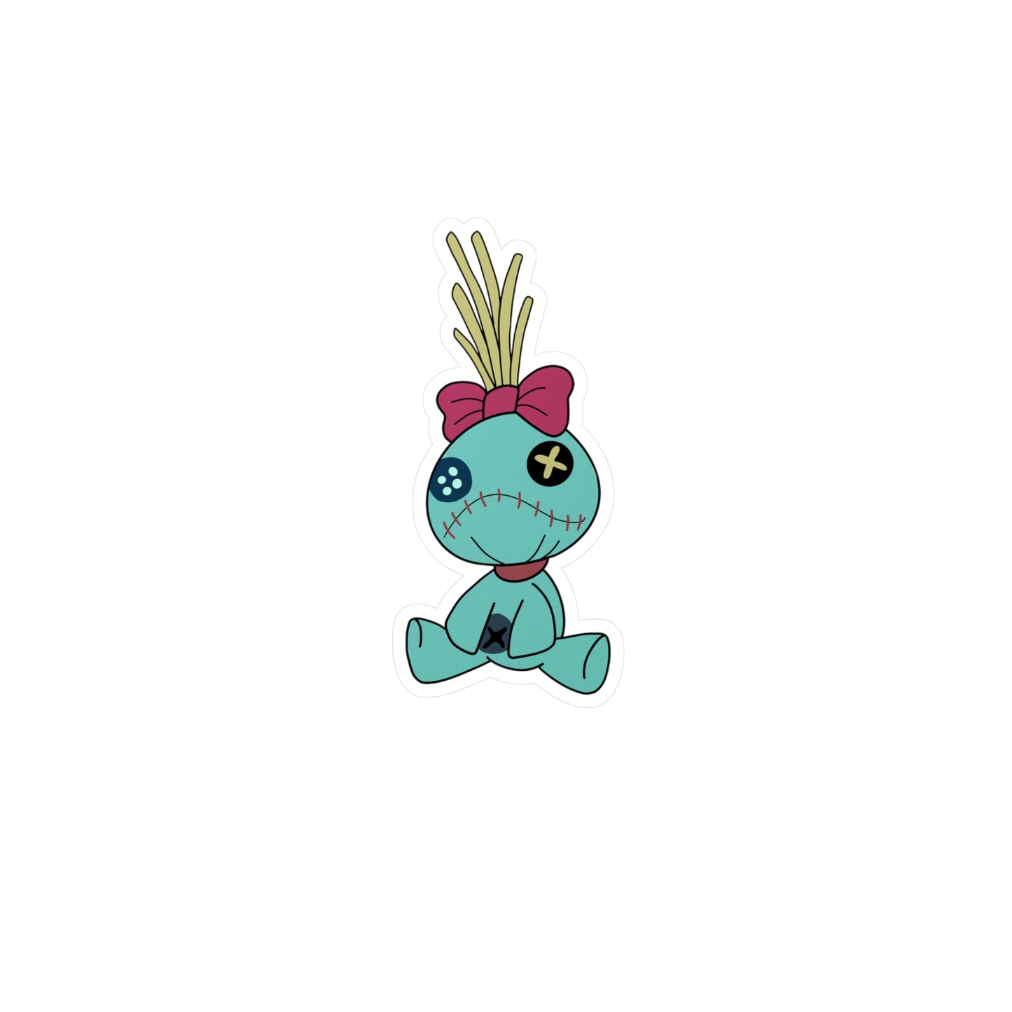 Scrump Lilo & Stitch Doll - Kiss-Cut Vinyl Decal