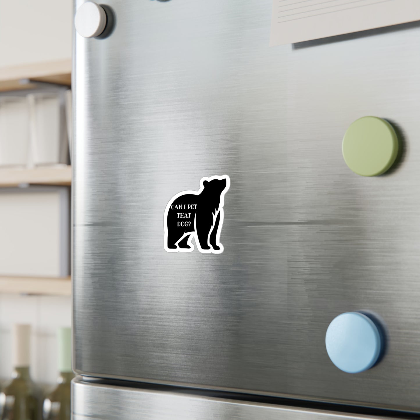 Can I Pet That Dog? Vinyl Kiss Cut Sticker