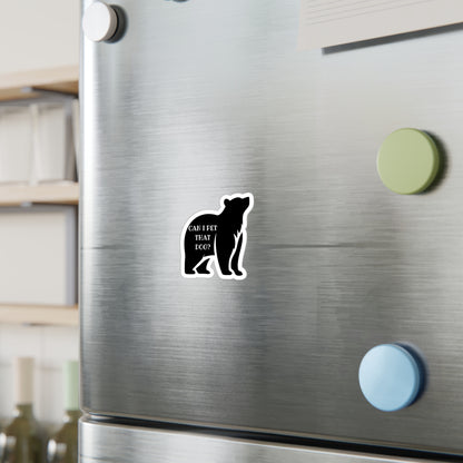 Can I Pet That Dog? Vinyl Kiss Cut Sticker