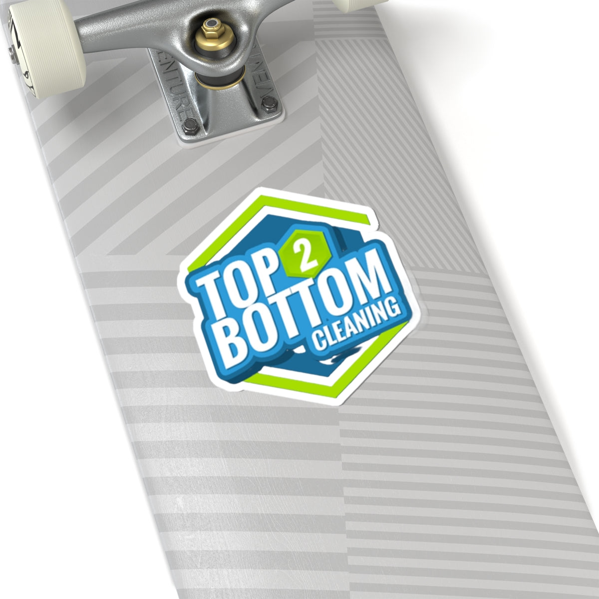 Top 2 Bottom Cleaning Kiss-Cut Stickers - Perfect for Home and Office Decor