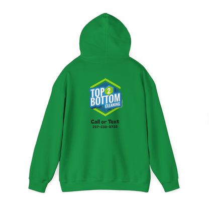 Top 2 Bottom Cleaning Hooded Sweatshirt