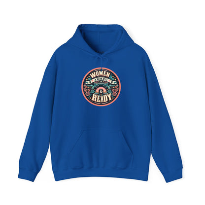 Women Armed & Ready Digital Design Hooded Sweatshirt