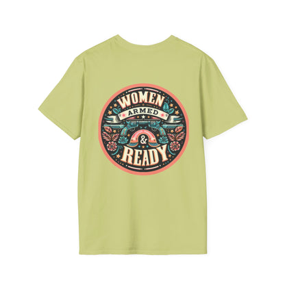 Women Armed & Ready Digital Design T-Shirt
