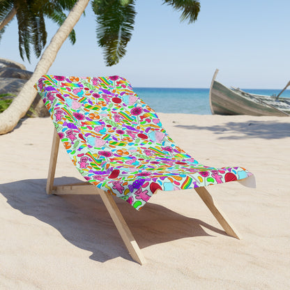 Vibrant Summer Beach Towel -