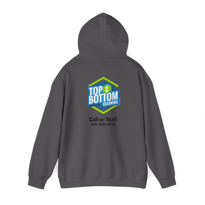 Top 2 Bottom Cleaning Hooded Sweatshirt