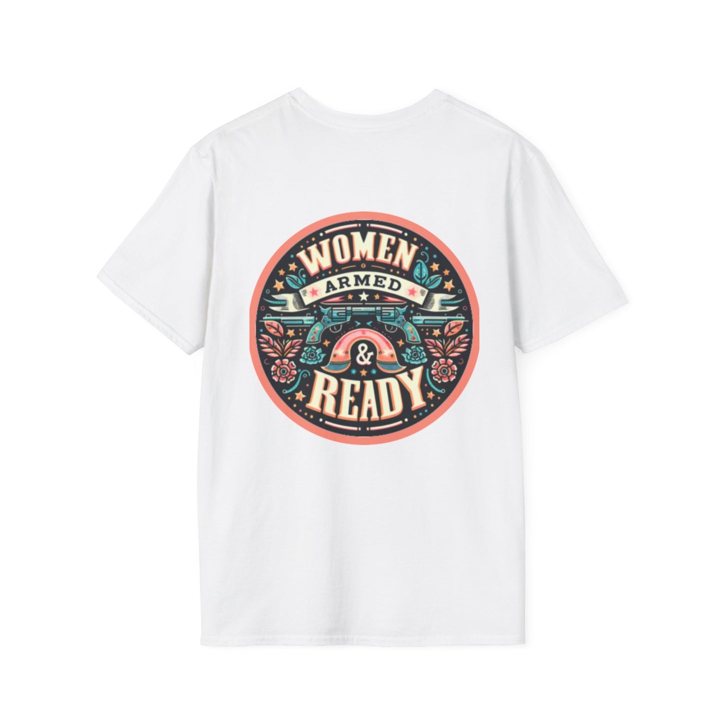Women Armed & Ready Digital Design T-Shirt