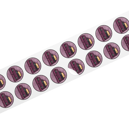 Purple Toaster Sticker Roll