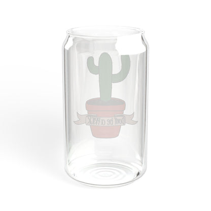 Cactus Sipper Glass | 16oz Drinking Jar