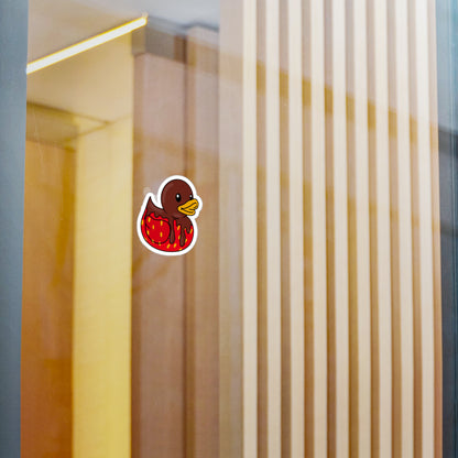 Chocolate Covered Strawberry Duck Kiss-Cut Vinyl Decal