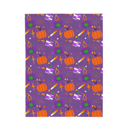 Halloween Velveteen Plush Blanket