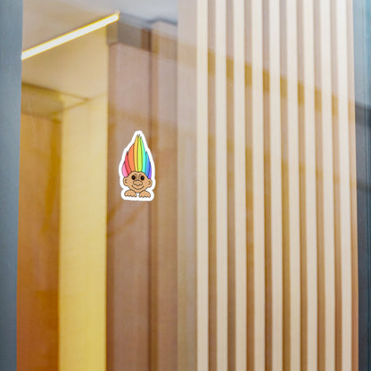 Rainbow Troll Vinyl Decal